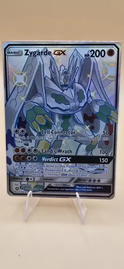 Pokemon Zygarde GX Shiny Holo Rare Full Art SV65/SV94 Hidden Fates 200 HP #1 - Image 1
