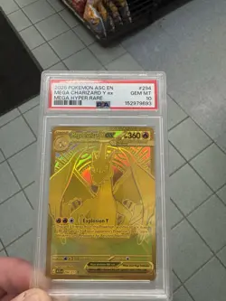 2026 POKEMON ASC EN-ASCENDED HEROES MEGA HYPER RARE MEGA CHARIZARD Y EX PSA 10 - Image 2