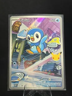 Piplup - 042 042 Holo Promo ME: Mega Evolution Promo Pokemon Near Mint - Image 1