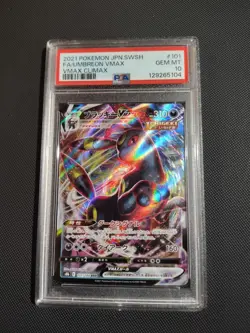 GRADED PSA 10 2021 Pokemon JPN.SWSH FA/Umbreon VMax Eevee Heroes #048 - Image 1
