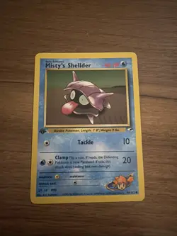 Pokemon TCG Gym Heroes First Edition Misty's Shellder 089/132 (NM) - Image 1