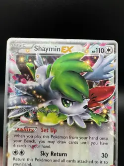 Pokemon Shaymin EX World Championship 2015 Patrick Martinez 77/108 - HP/Damaged - Image 4