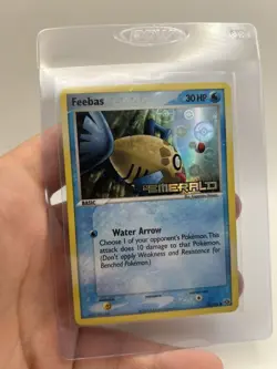 Pokemon Feebas Holo Foil Stamped 50/106 Emerald Rare - Image 3