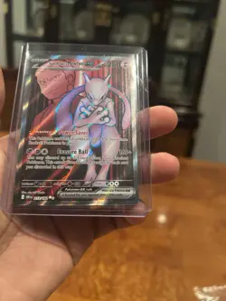 Pokemon Team Rocket's Mewtwo EX Sv10 Ultra Rare Holo 213/182 280 HP - Image 2