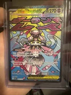 Mega Diancie 267/217 Ascended Heroes Mega Attack Rare Pokemon TCG NM - Image 1