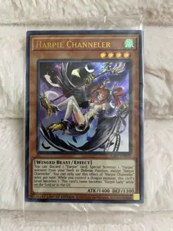 Yugioh Card Harpie Channeler LART-EN022 Lost Art Promo NEW! Sealed! NM - Image 1