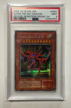 Slifer The Sky Dragon G4-01 PSA 9 2000 Yugioh Japanese - Image 1