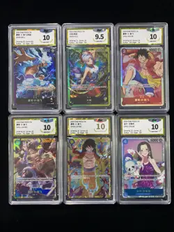 2024 One Piece TCG S-CHN OP09-119 SEC Monkey D Luffy PGS 10 Pristine Lot*6 LU57 - Image 1