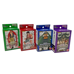 One Piece 1st Edition (Super Pre-Release) Starter Deck SET ST01-04 SEALED - Image 1