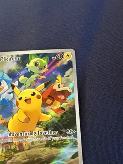 Pikachu 027 Sv: Scarlet & Violet Promo Cards Holo Pokemon card near mint - Image 2