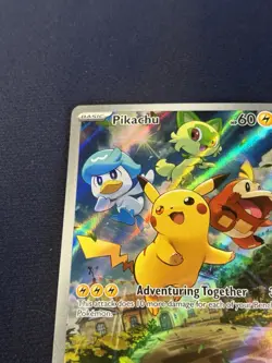Pikachu 027 Sv: Scarlet & Violet Promo Cards Holo Pokemon card near mint - Image 3