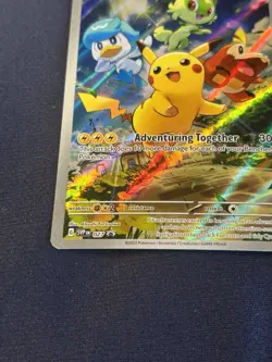 Pikachu 027 Sv: Scarlet & Violet Promo Cards Holo Pokemon card near mint - Image 4
