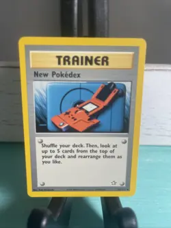 New Pokedex 95/111 Uncommon Neo Genesis Unlimited Pokemon TCG Card WOTC 2000 - Image 1