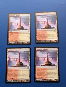 MTG Temple of Triumph X4: Theros #228 - NM - Image 1