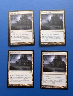 MTG Moorland Haunt X4: Innistrad #244 - NM - Image 1