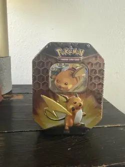 Pokemon TCG - Hidden Fates Tin - Raichu GX 820650804816 - Image 1