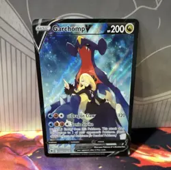 Pokemon Garchomp V Full Art Ultra Rare TG23/TG30 Astral Radiance Holo 200 HP - Image 1