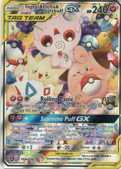 Pokemon: Alternate Art Promos: Holofoil Togepi & Cleffa & Igglybuff GX: LP Con - Image 1