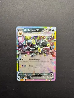 Pokemon TCG Umbreon EX Prismatic Evolutions Stamp 060/131 - Image 1