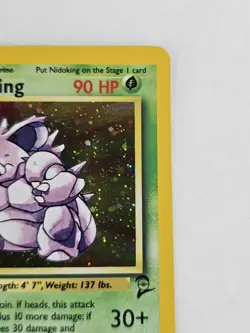 Pokemon TCG Nidoking Base Set Holo Unlimited Rare Card 11/102 Unplayed - Image 4