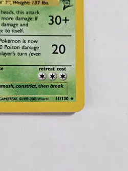 Pokemon TCG Nidoking Base Set Holo Unlimited Rare Card 11/102 Unplayed - Image 5