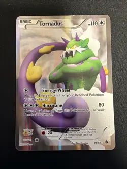 Pokemon TCG Tornadus Emerging Powers Holo Full Art Ultra Rare Card 98/98 LP - Image 1