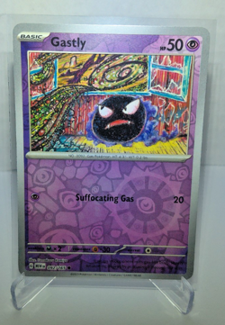 Gastly 092/165 Reverse Holo: Scarlet & Violet 151 Pokemon TCG Near Mint - Image 1