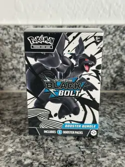 Pokemon TCG Scarlet Violet Black Bolt Booster Bundle New Sealed - Image 1