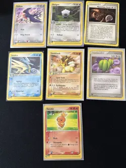 Pokemon TCG EX e-series lot commons, reverse holos and InQuest Stamp promo - Image 2