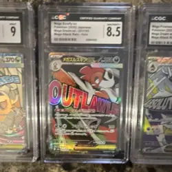 Pokemon Mega Dream ex CGC Graded Lot - Dragonite, Scrafty, Froslass, Lucario - Image 3