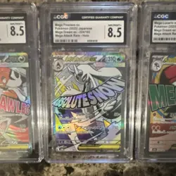 Pokemon Mega Dream ex CGC Graded Lot - Dragonite, Scrafty, Froslass, Lucario - Image 4