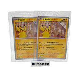 Lot of (2) Pokemon TCG MEP EN Pikachu At The Museum Jumbo Promos SEALED - Image 1