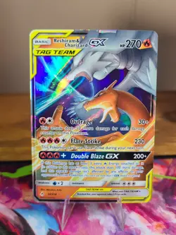 Pokemon TCG Tag Team Rashiram & Charizard GX 20/214 SM Unbroken Bonds Holo VLP - Image 1