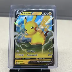 Pokemon TCG Pikachu V 086/264 Fusion Strike Ultra Rare Holo Full Art - NM - Image 1