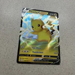 Pokemon TCG Pikachu V 086/264 Fusion Strike Ultra Rare Holo Full Art - NM - Image 2