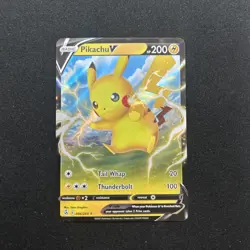 Pokemon TCG Pikachu V 086/264 Fusion Strike Ultra Rare Holo Full Art - NM - Image 3
