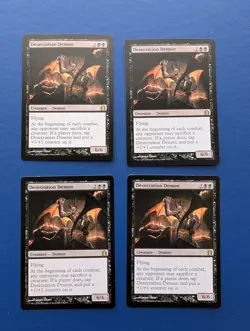 MTG Desecration Demon X4: Return to Ravnica #63 - NM - Image 1