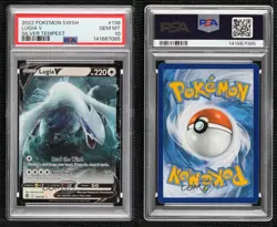 Lugia V Pokemon Sword & Shield Silver Tempest PSA 10 GEM MT - Image 3