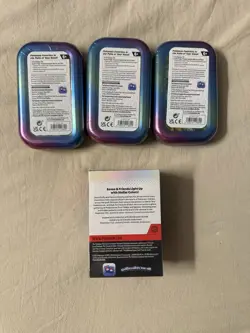 Pokemon TCG Prismatic Evolutions Lot Booster Bundle and 3 Mini Tins New/Sealed - Image 2