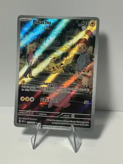 🔥 Pokemon Scarlet & Violet 151 PIKACHU Illustration Rare Full Art 173/165🔥 - Image 1