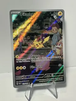 🔥 Pokemon Scarlet & Violet 151 PIKACHU Illustration Rare Full Art 173/165🔥 - Image 2