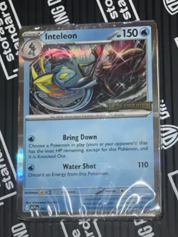 Inteleon Pokemon Mega Evo Stamped Build Battle Deck Factory Sealed Collectible - Image 1