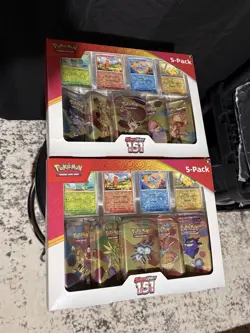 Pokemon Costco Mini Tin Lot - 151 & Prismatic Evolutions - SEALED - Image 2