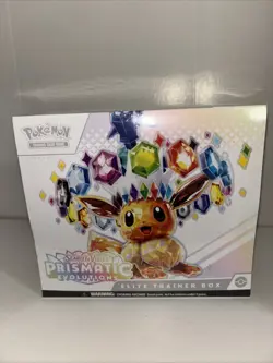 Pokemon TCG: S&V Prismatic Evolutions Factory Sealed Elite Trainer Box - Image 1