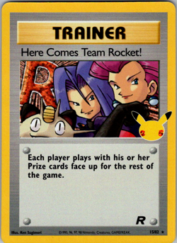 Here Comes Team Rocket! - 15/82 - Pokemon Celebrations Classic Collection NM - Image 1