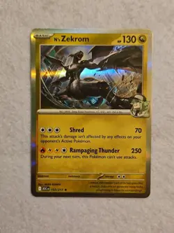 N’s Zekrom 155/217 Holo Rare Pokemon Ascended Heroes - Image 3