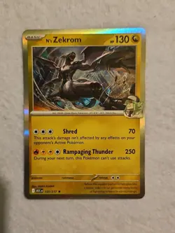 N’s Zekrom 155/217 Holo Rare Pokemon Ascended Heroes - Image 4