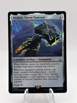 Mjolnir, Storm Hammer 0074 Foil Universes Beyond: Assassin's Creed ACR MTG NM - Image 1