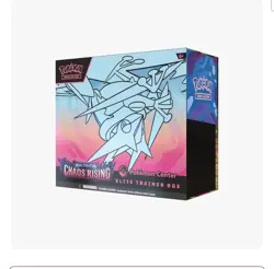CONFIRMED Presale Chaos Rising Pokemon Center ETB Elite Trainer Box PRESALE - Image 1