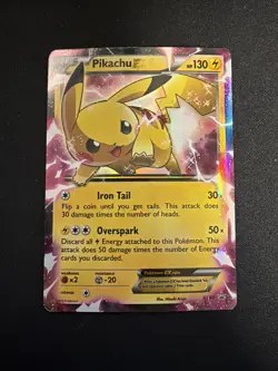 Pokemon Pikachu EX XY84 XY Holo - Image 1